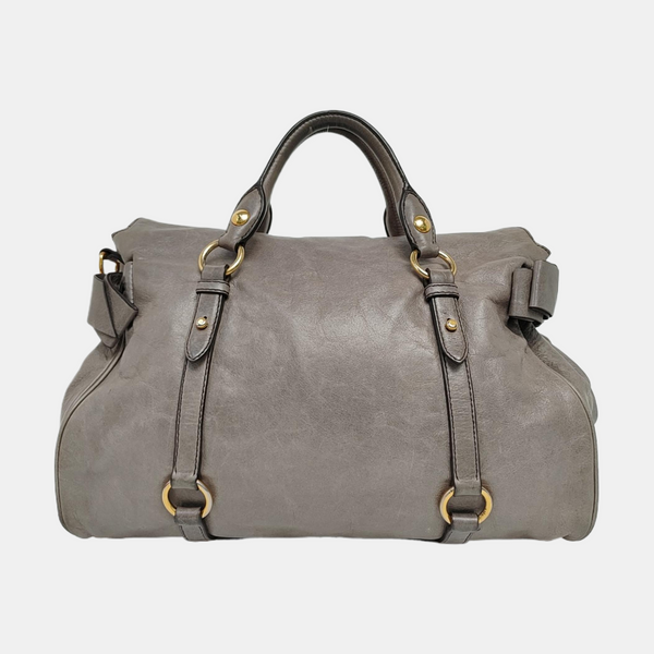 Bow Calfskin Gray