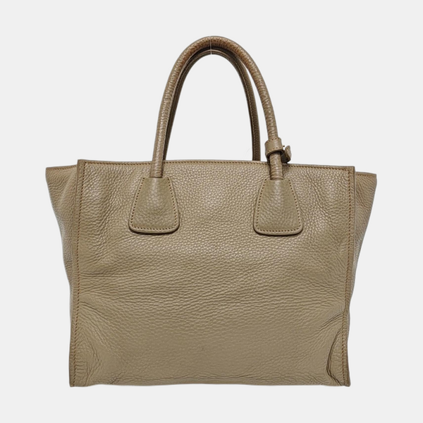 Galleria Zip Front Pocket Calfskin Gray