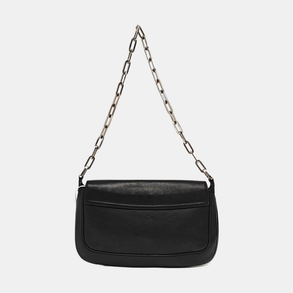 Calfskin Shoulder Bag Black