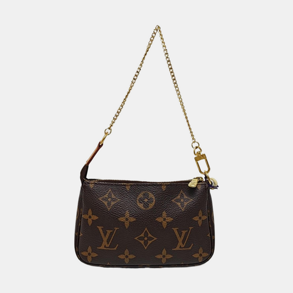 ACCESSOIRES Mini Monogram Coated Canvas Brown