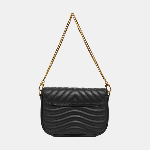 NEW WAVE Quilted Calfskin Black