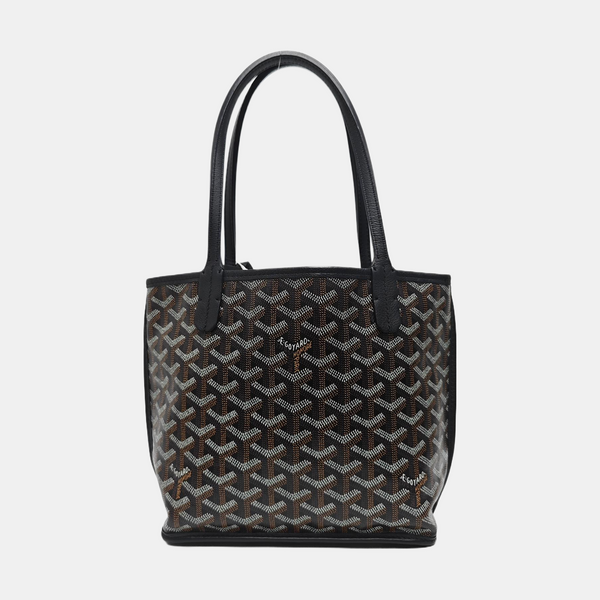 Anjou Mini Coated Canvas Black