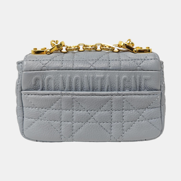 Dior Caro Super Mini Calfskin Blue