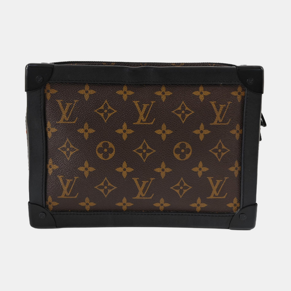 SOFT TRUNK Monogram Coated Canvas Brown