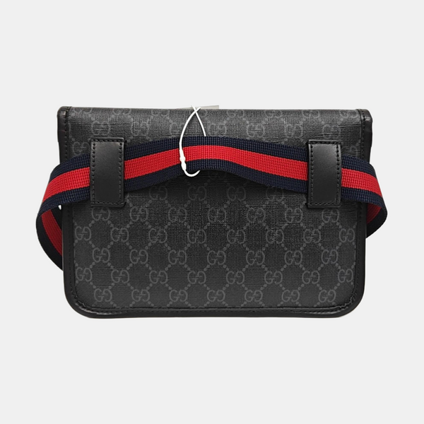 Neo Vintage Monogram Coated Canvas Black