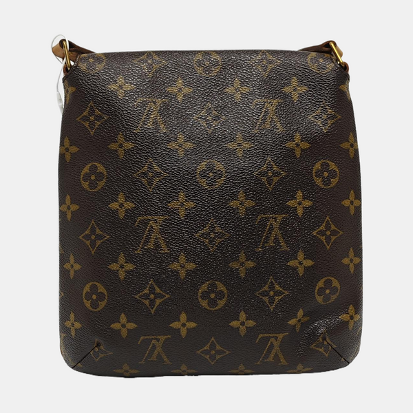 MUSETTE TANGO Monogram Coated Canvas Brown