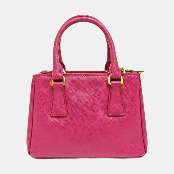 Galleria Super Mini Saffiano Calfskin Red