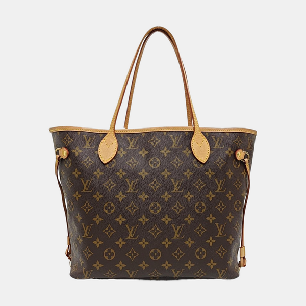 NEVERFULL MM Monogram Coated Canvas Brown