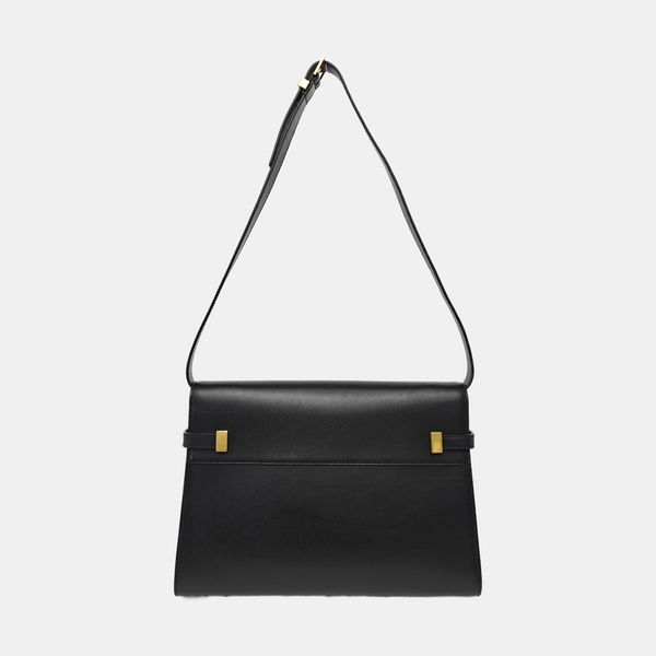 MANHATTAN Medium Calfskin Black