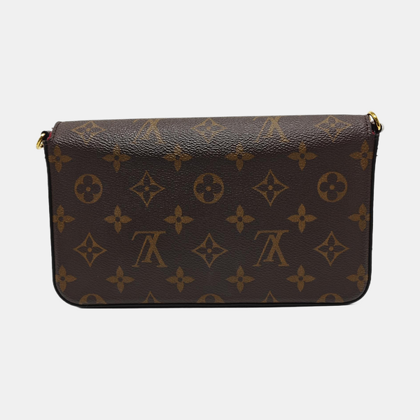FÉLICIE Monogram Coated Canvas Brown