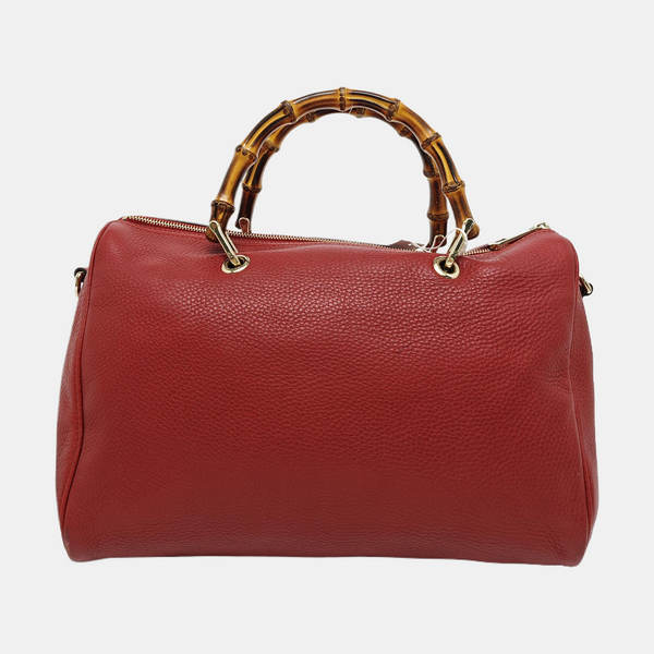 Bambú 1947 Piel de Becerro Rojo