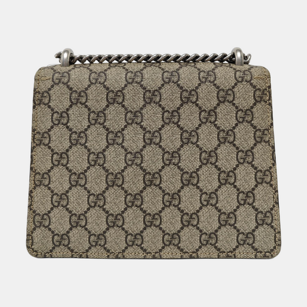 Dionysus Mini Monogram Coated Canvas Beige