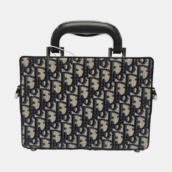 Lock Oblique Canvas Blue