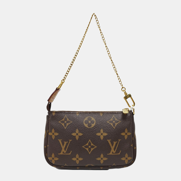 ACCESSOIRES Mini Monogram Coated Canvas Brown
