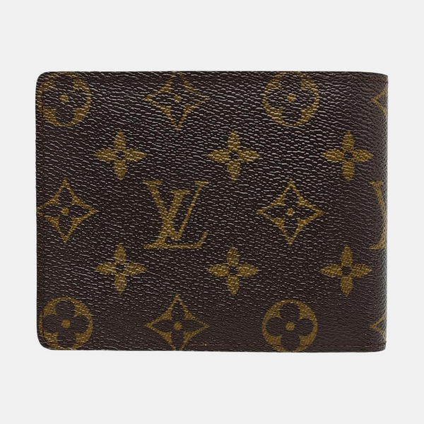MULTIPLE Monogram Coated Canvas Brown Wallet