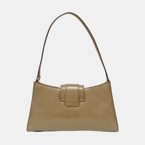 Calfskin Shoulder Bag Beige