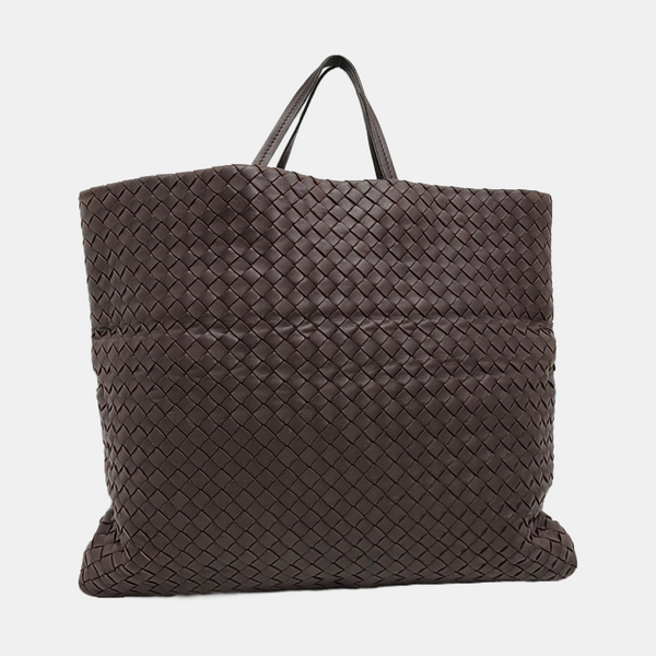 Calfskin Shoulder Bag Brown