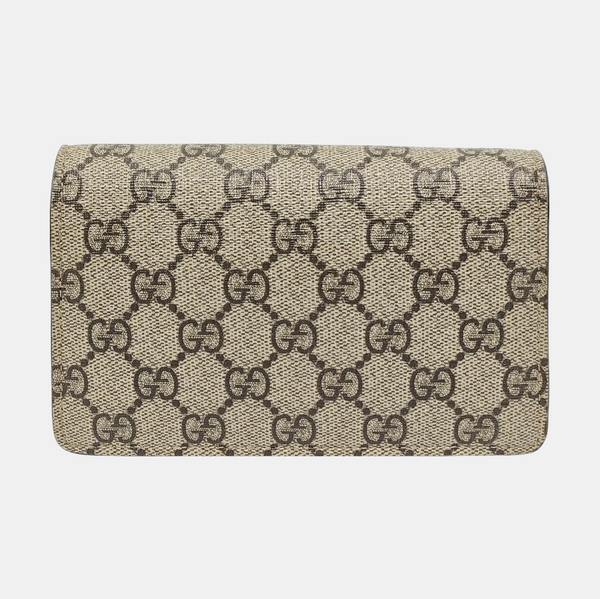 Dionysus Super Mini Monogram Coated Canvas Beige
