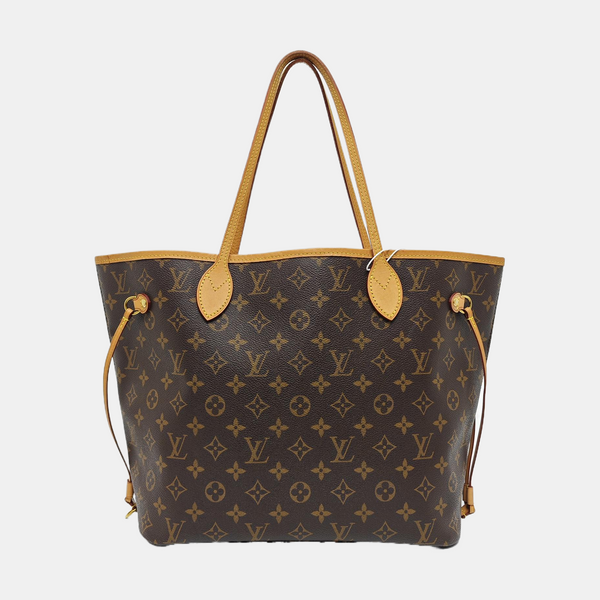NEVERFULL MM Monogram Coated Canvas Brown