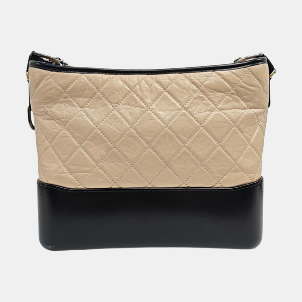 GABRIELLE Medium Quilted Calfskin Pink