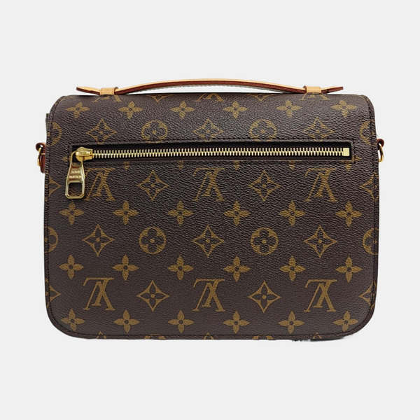 MÉTIS MM Monogram Coated Canvas Brown