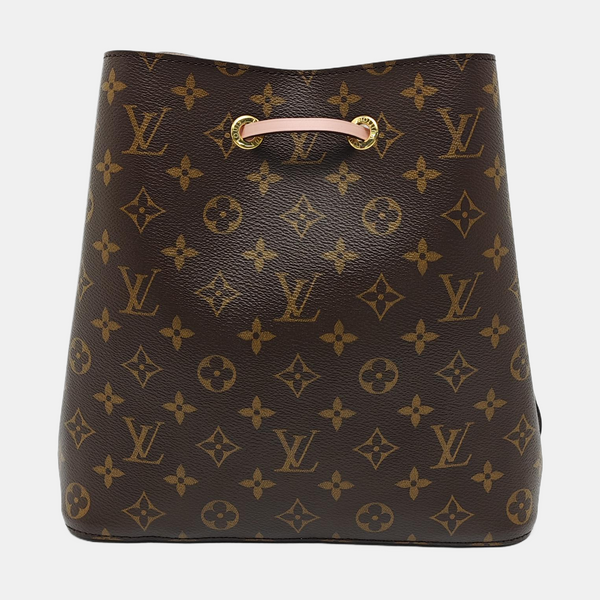 NÉONOÉ MM Monogram Coated Canvas Brown
