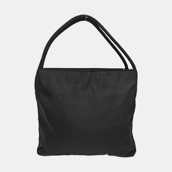 Nylon Top Handle Bag Black