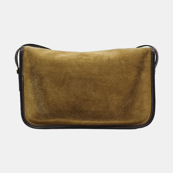 Suede Shoulder Bag Brown