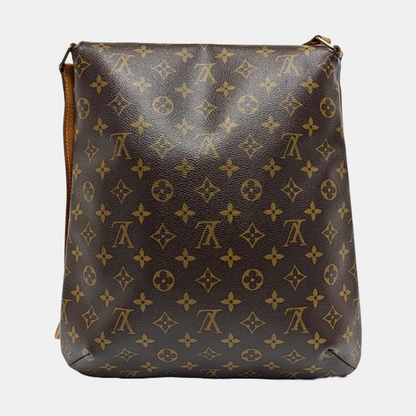 MUSETTE TANGO Monogram Coated Canvas Brown