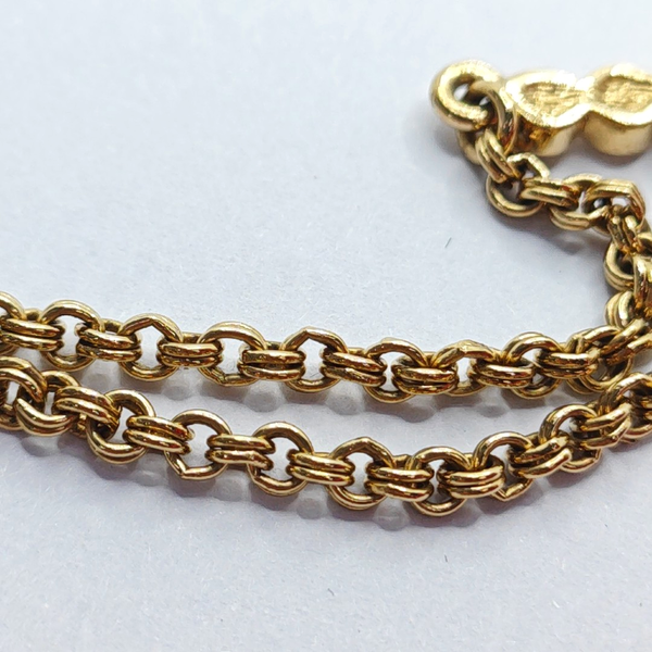 Petit CD Metal Gold Necklace