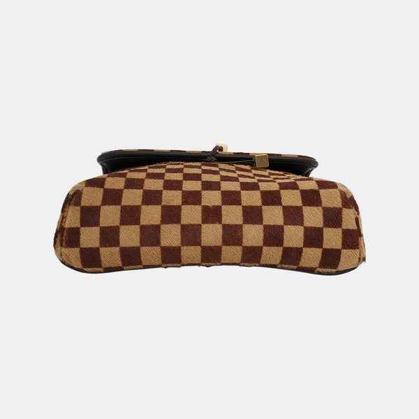 GAZELLE Damier Ebene Horsehair Brown