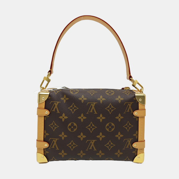SIDE TRUNK MM Monogram Coated Canvas Brown