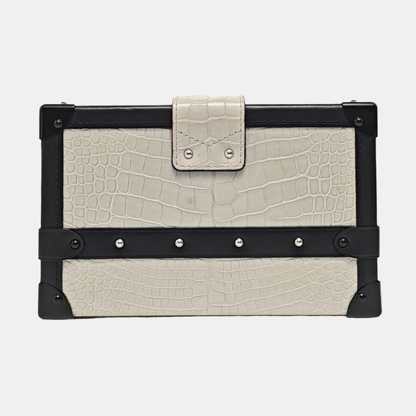PETITE MALLE Crocodile Gray