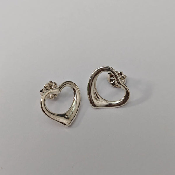 Elsa Peretti 925 Sterling Silver Stud Earrings