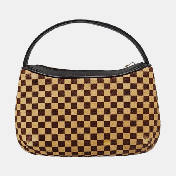 TIGRE Damier Ebene Horsehair Brown