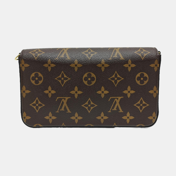 FÉLICIE Monogram Coated Canvas Brown