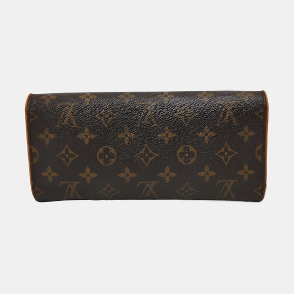 TWIN GM Monogram Coated Canvas Brown