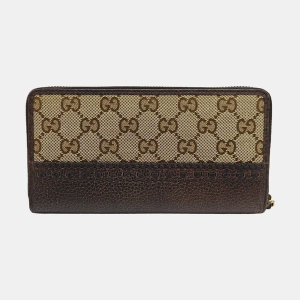 Monogram Canvas Wallet Brown