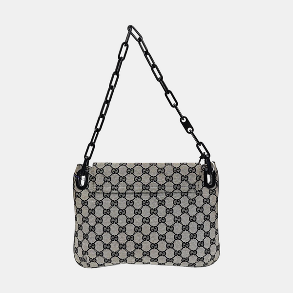 Monogram Canvas Top Handle Bag Beige