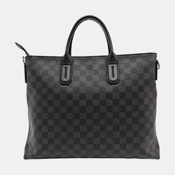 7 DAYS A WEEK Damier Graphite Coated Canvas Gray