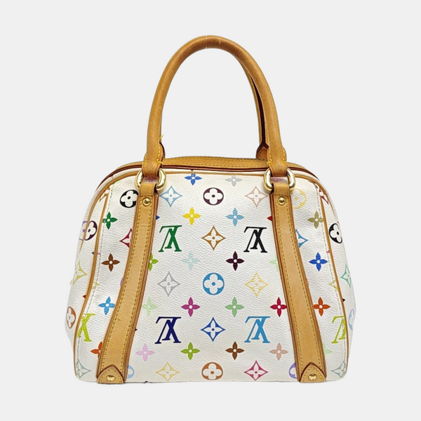LV × TM PRISCILLA Monogram Coated Canvas White