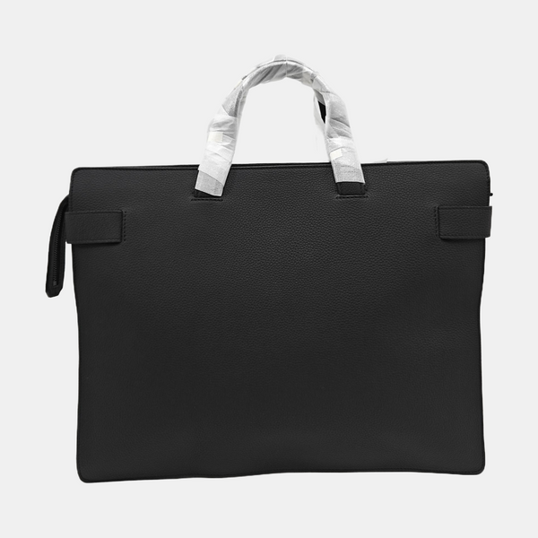 Calfskin Top Handle Bag Black