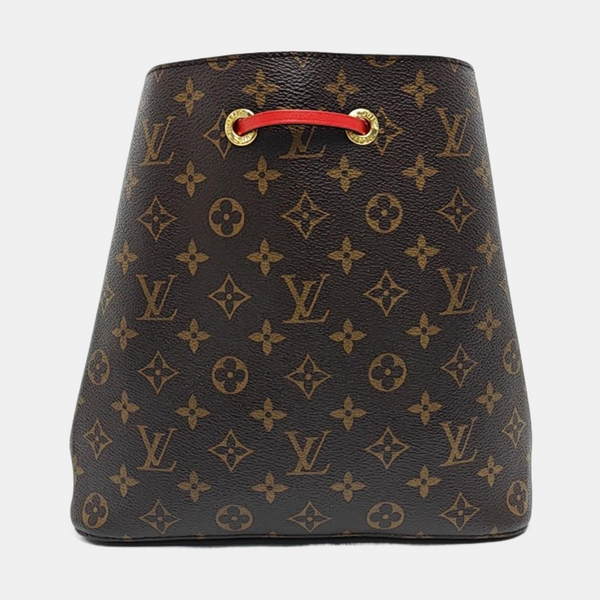 NÉONOÉ MM Monogram Coated Canvas Brown