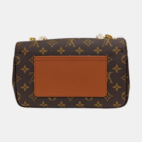 MARCEAU Monogram Coated Canvas Brown