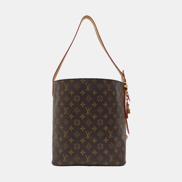 ALL IN GM Monogram Coated Canvas Brown