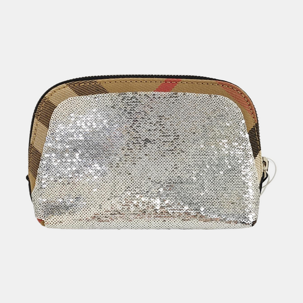 Sequins Clutch Silver