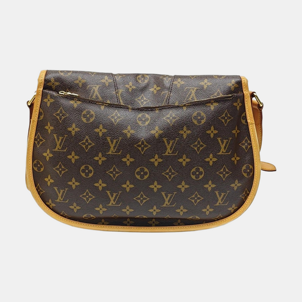 MENILMONTANT MM Monogram Coated Canvas Brown