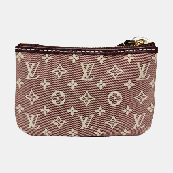 Monogram Canvas Coin Purse Red