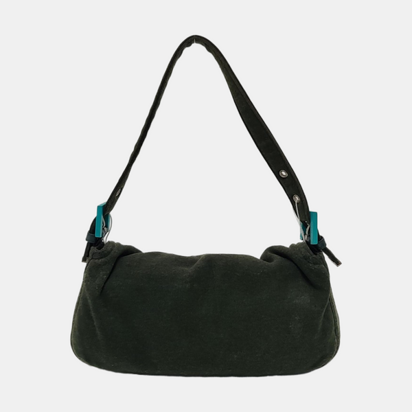 Fabric Top Handle Bag Black