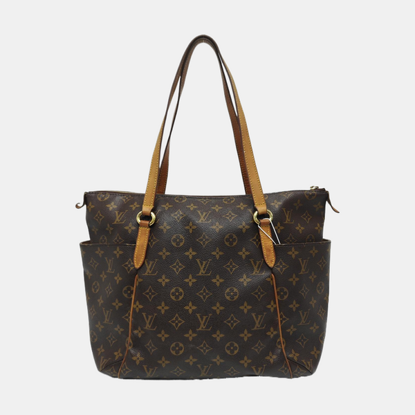 TOTALLY Monogram Coated Canvas Brown